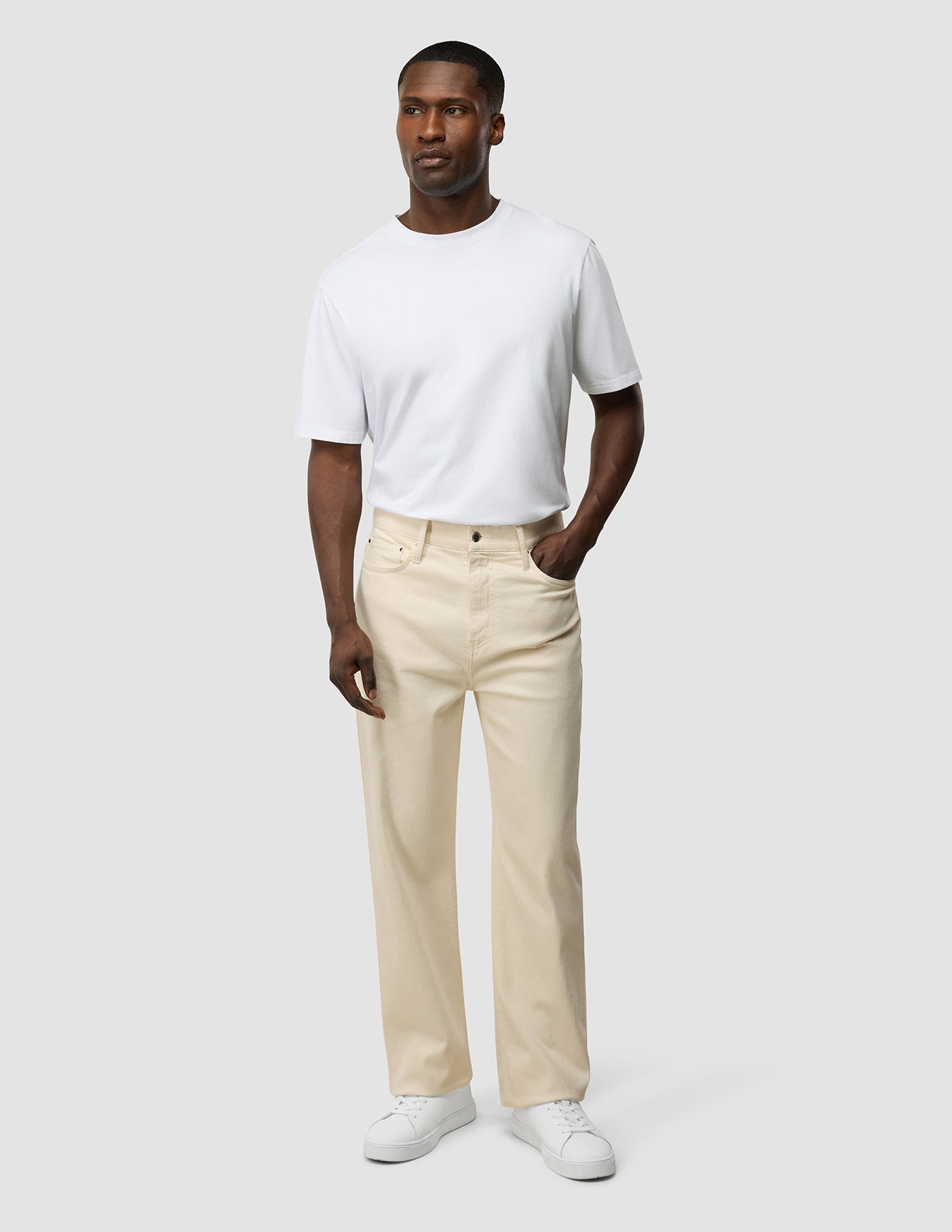 Luca Jeans Relaxed Fit Off White